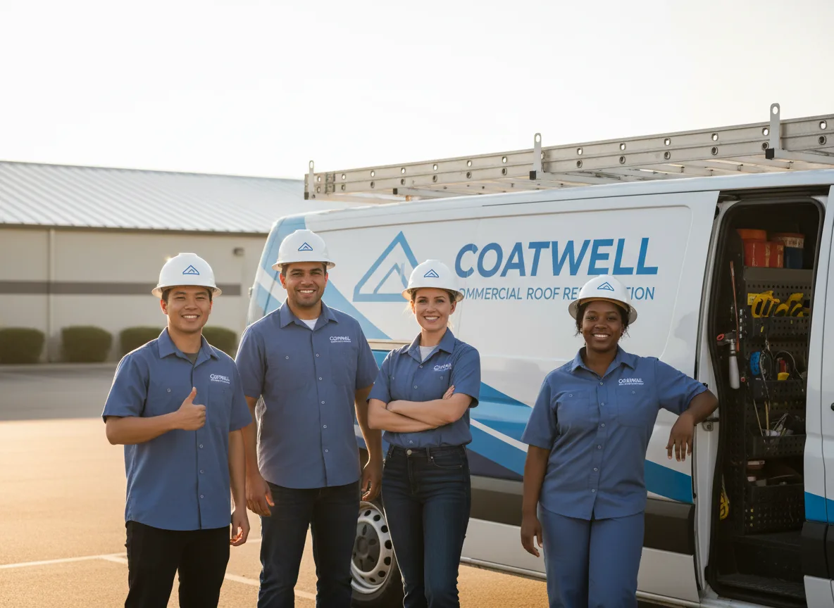 Commercial roof coating company in Manchester, WA